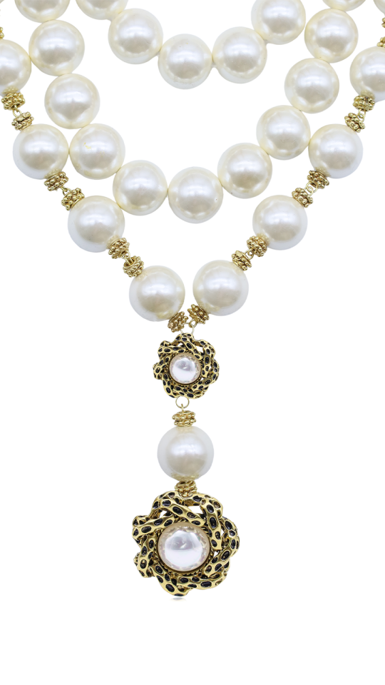 VELORIA ÇOKLU İNCİ KOLYE