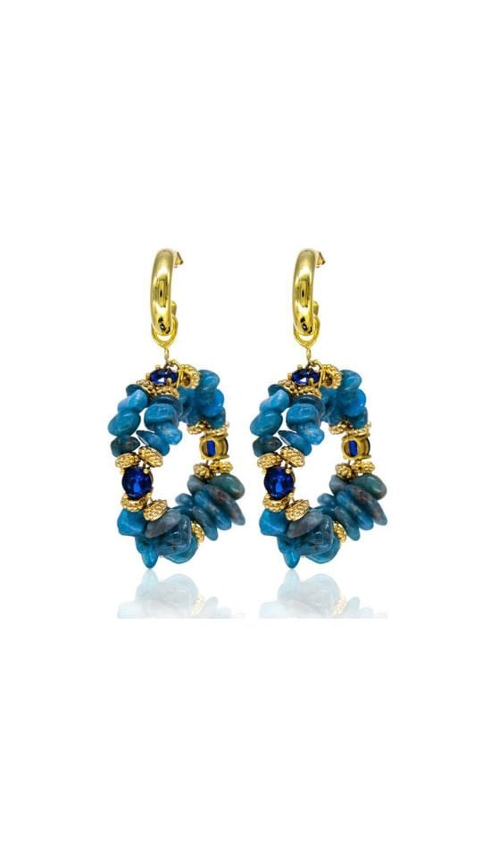 CACA NATURAL STONE EARRINGS