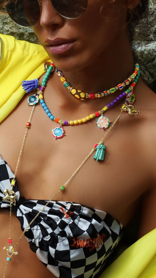 BOHEMIAN GEMSTONE NECKLACE