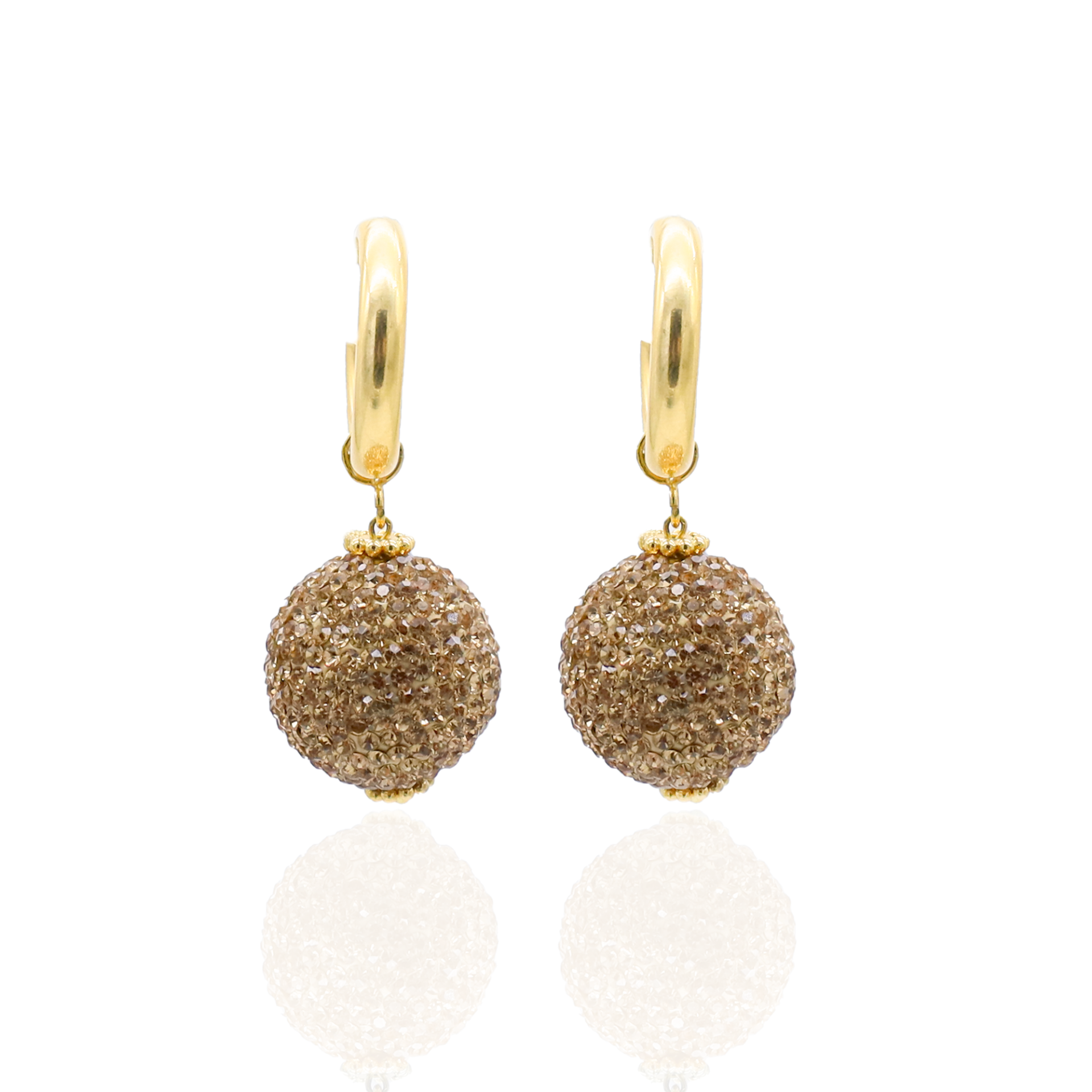 SHINY CRYSTAL EARRINGS