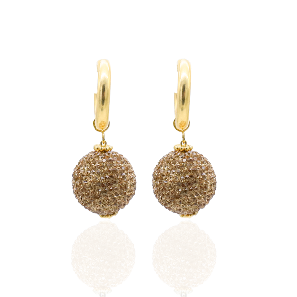 SHINY CRYSTAL EARRINGS