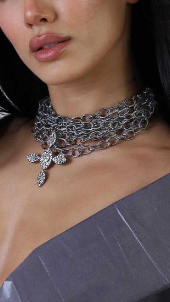 STREGA ÇOKLU ZİNCİR KOLYE