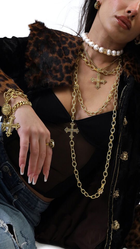 INTERA ÇOKLU ZİNCİR KOLYE